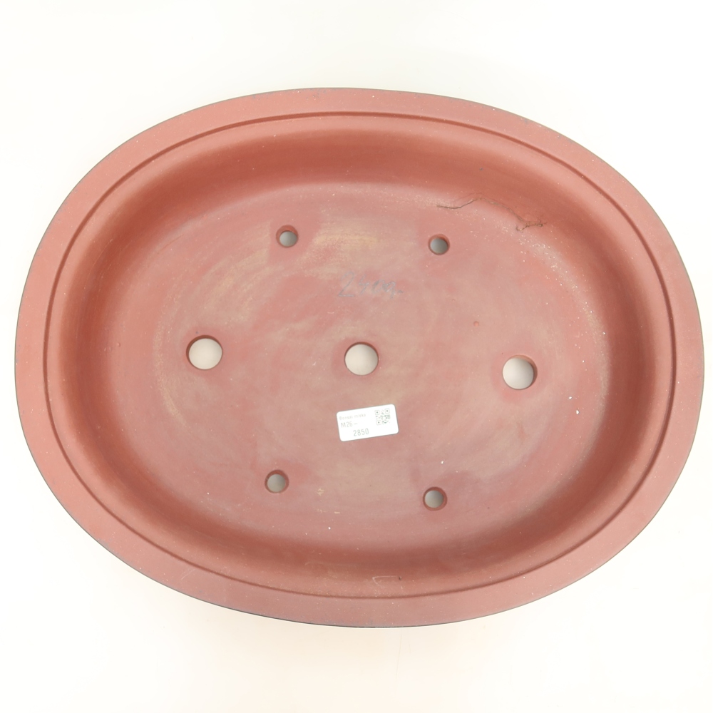 Ciotola in ceramica  44 x 35 x 8 cm, colore mattone - SOLO RITIRO IN NEGOZIO o spedizione su pallet