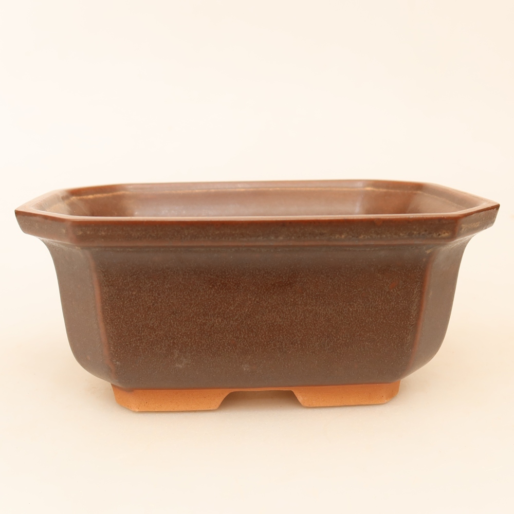 Ciotola in ceramica  15 x 12 x 7 cm, colore marrone