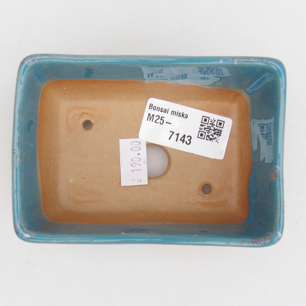 Ciotola bonsai in ceramica 26 x 26 x 8 cm, colore rosso