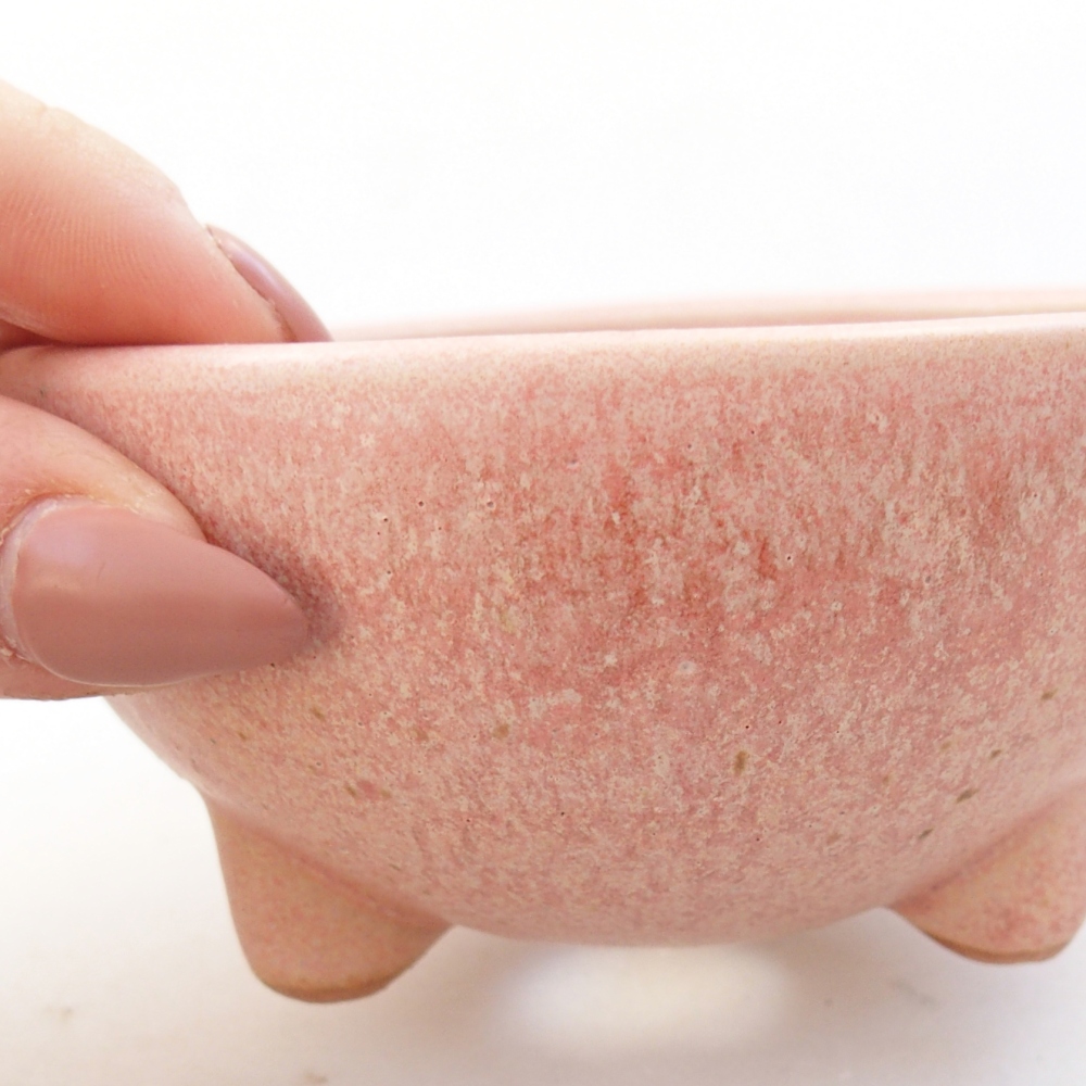 Ciotola bonsai in ceramica 26 x 26 x 8 cm, colore rosso