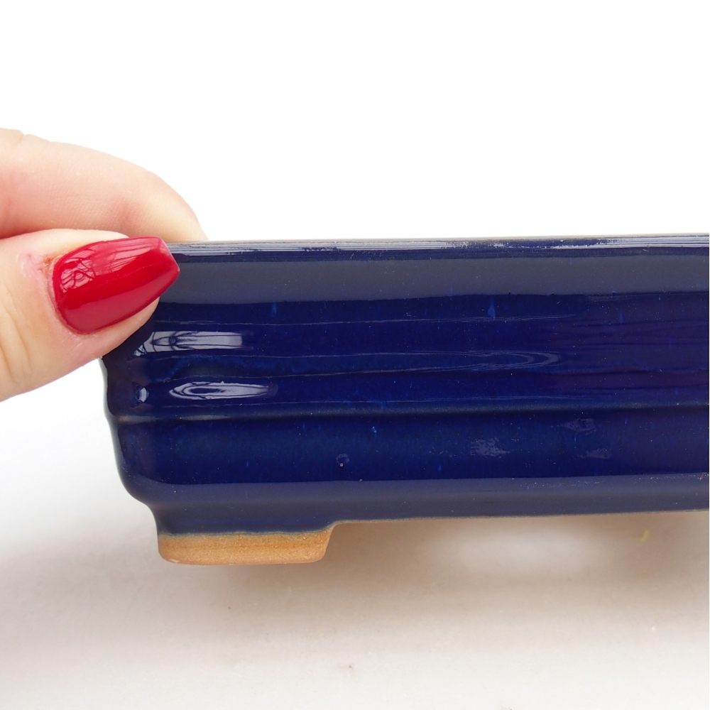 Ciotola bonsai in ceramica 26 x 26 x 8 cm, colore rosso