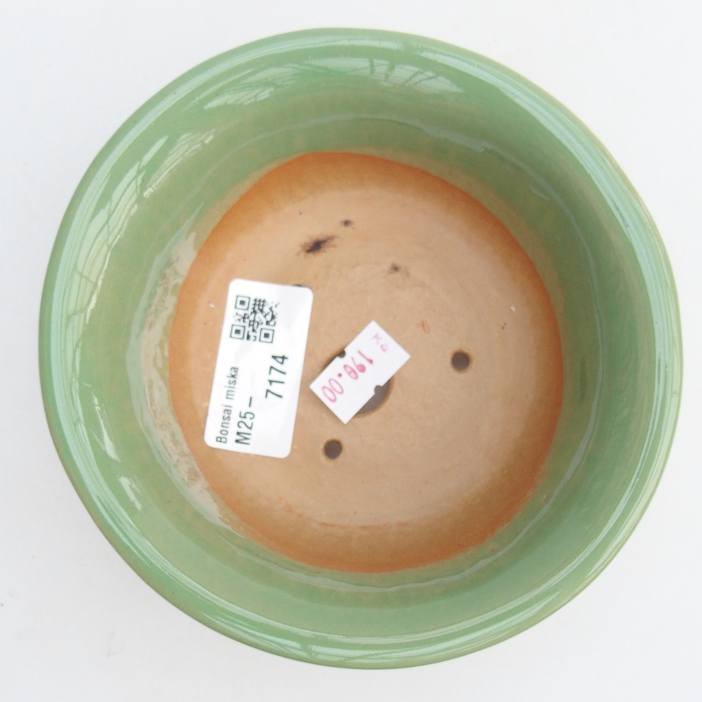 Ciotola bonsai in ceramica 26 x 26 x 8 cm, colore rosso