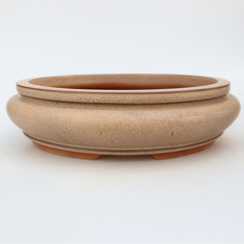 Ciotola in ceramica  23 x 23 x 7 cm, colore beige