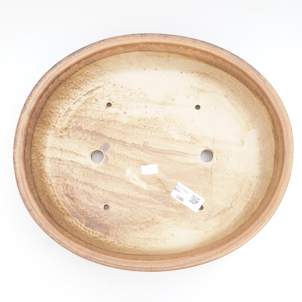 Ciotola bonsai in ceramica 32,5 x 28,5 x 7,5 cm, rosa