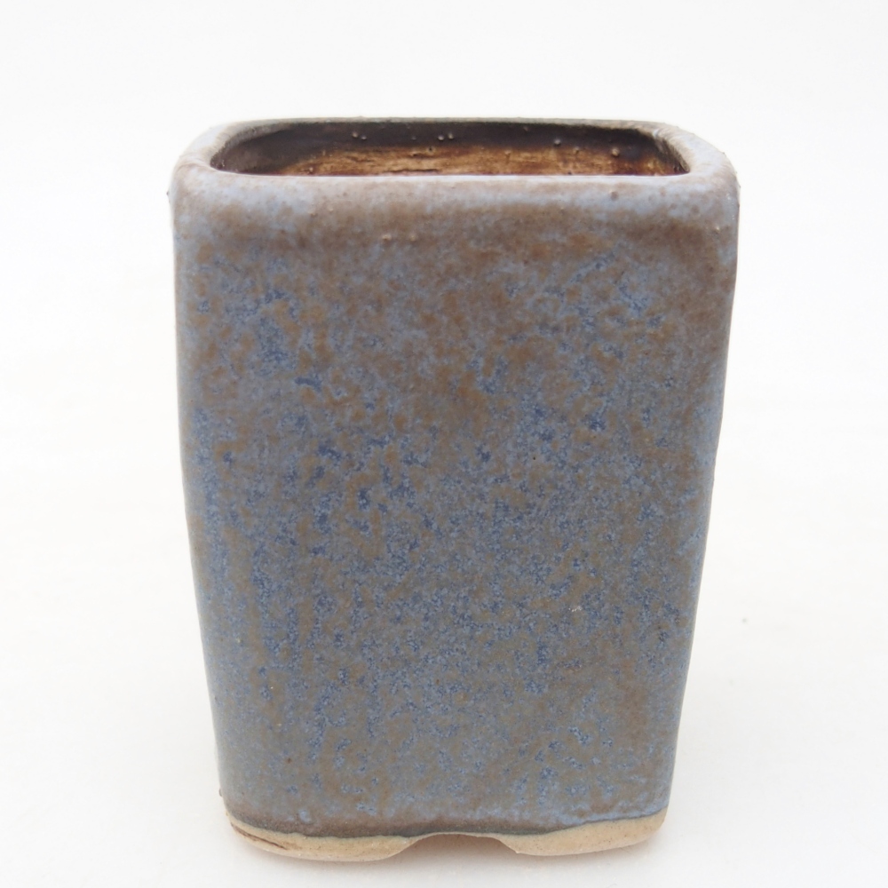 Ciotola bonsai in ceramica 5 x 5 x 6,5 cm, colore blu