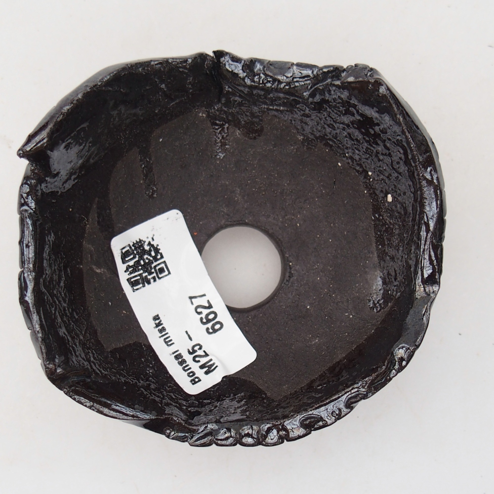 Conchiglia in ceramica 8,5 x 8 x 5 cm , colore nero