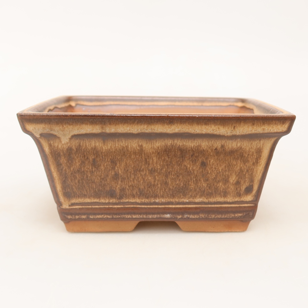 Ciotola in ceramica  14,5 x 12,5 x 7 cm, colore marrone