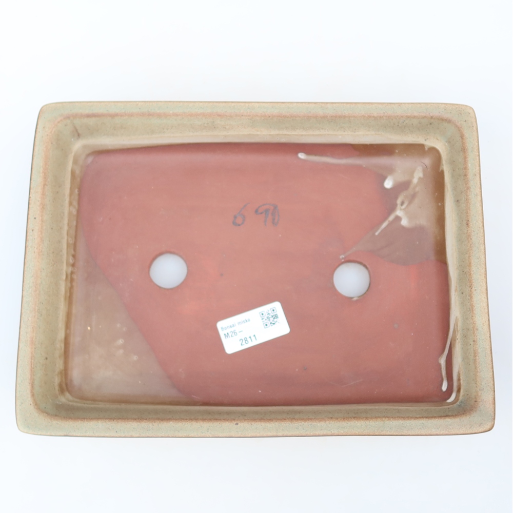 Ciotola in ceramica  26 x 19,5 x 5,5 cm, colore beige
