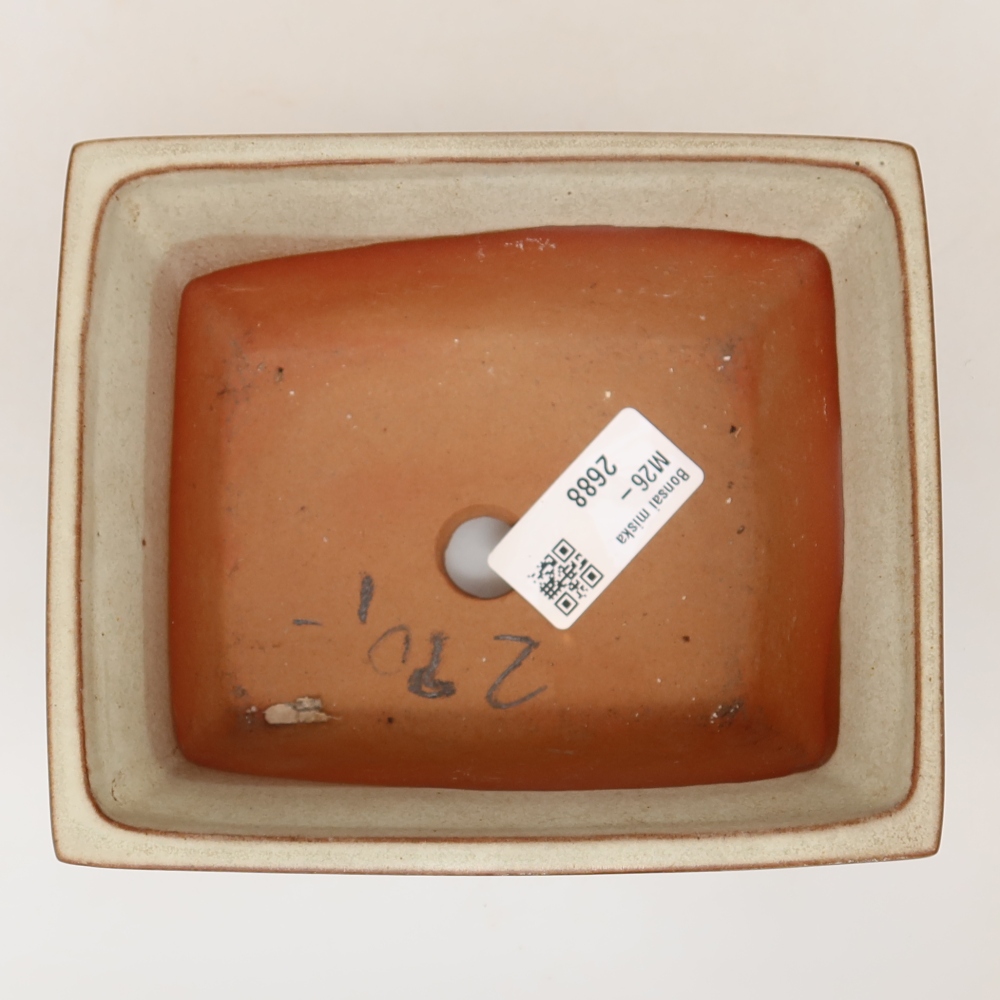 Ciotola in ceramica  14,5 x 12,5 x 7 cm, colore beige