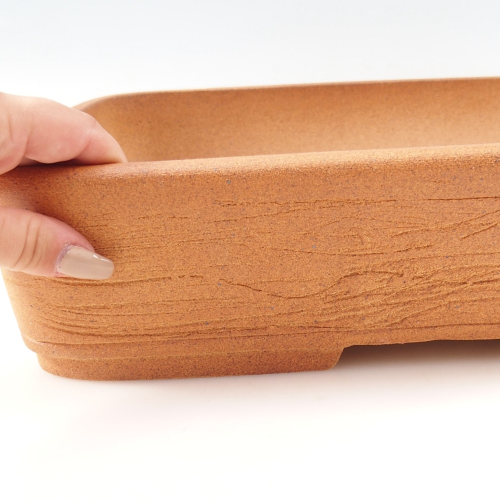 Ciotola per bonsai 38 x 30 x 8,5 cm , colore marrone