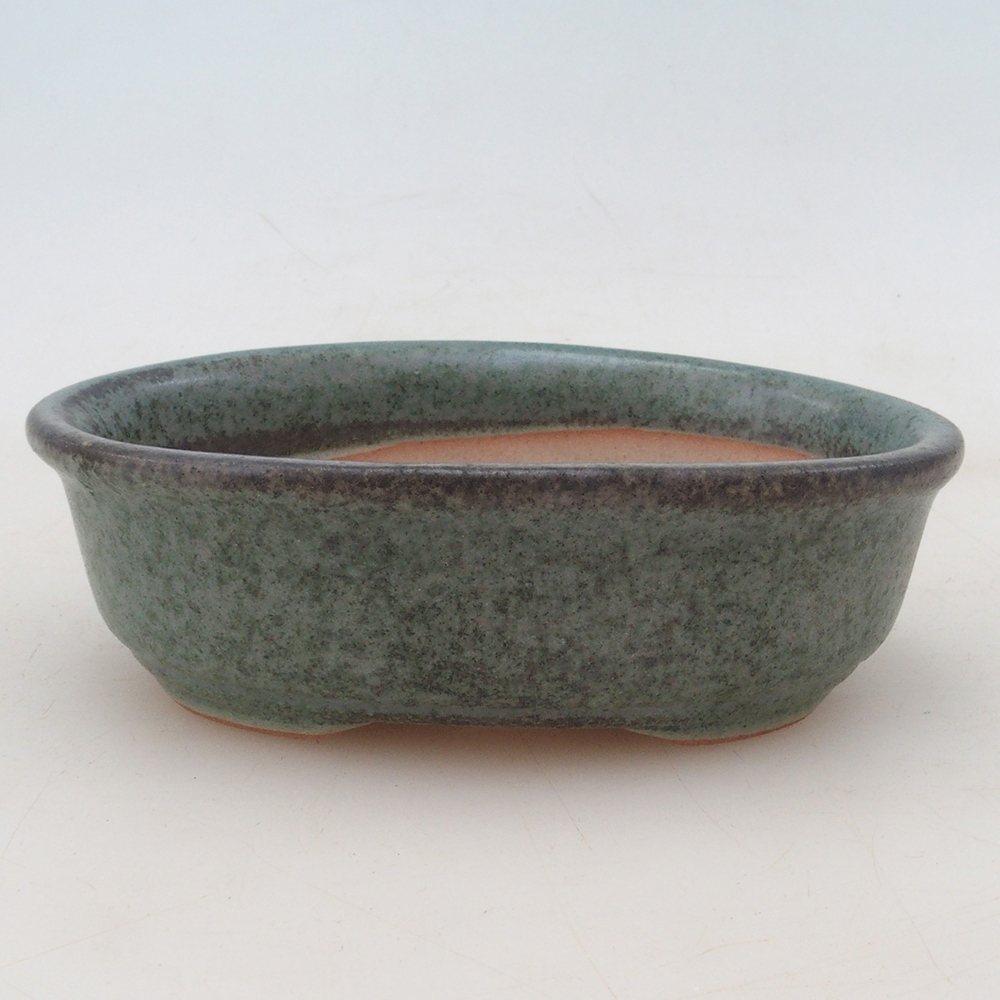 Ciotola per bonsai + piattino H04 - verde