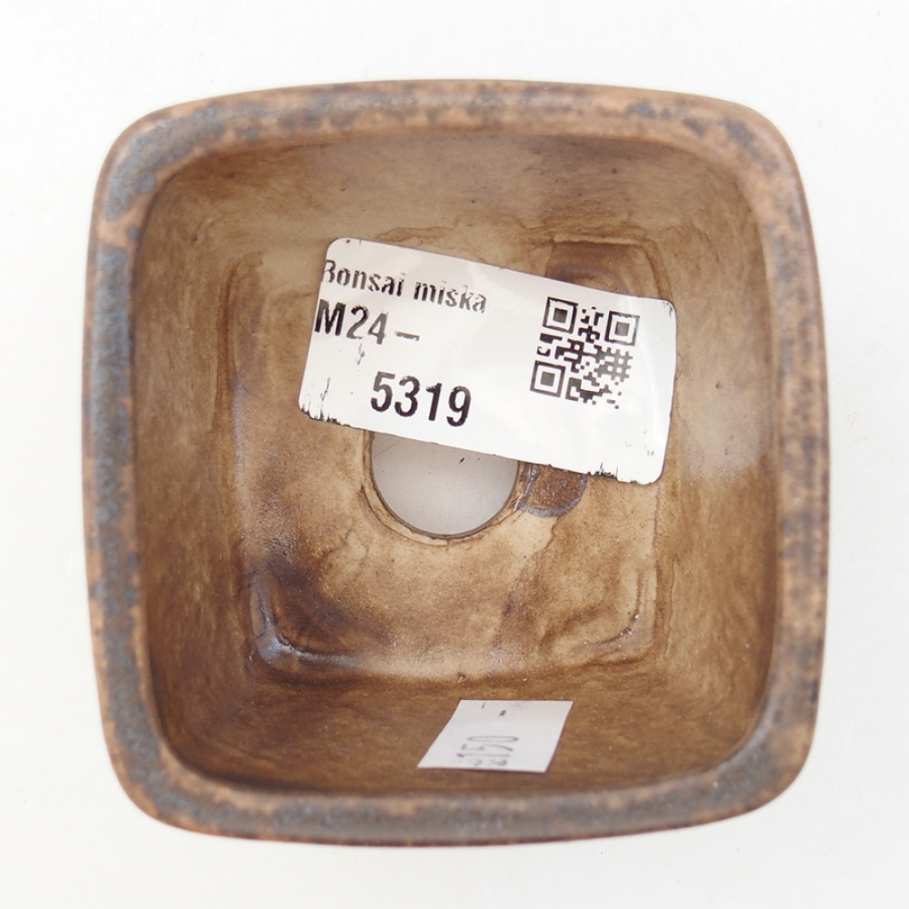 Ciotola bonsai in ceramica 6 x 6 x 4,5 cm, rosa