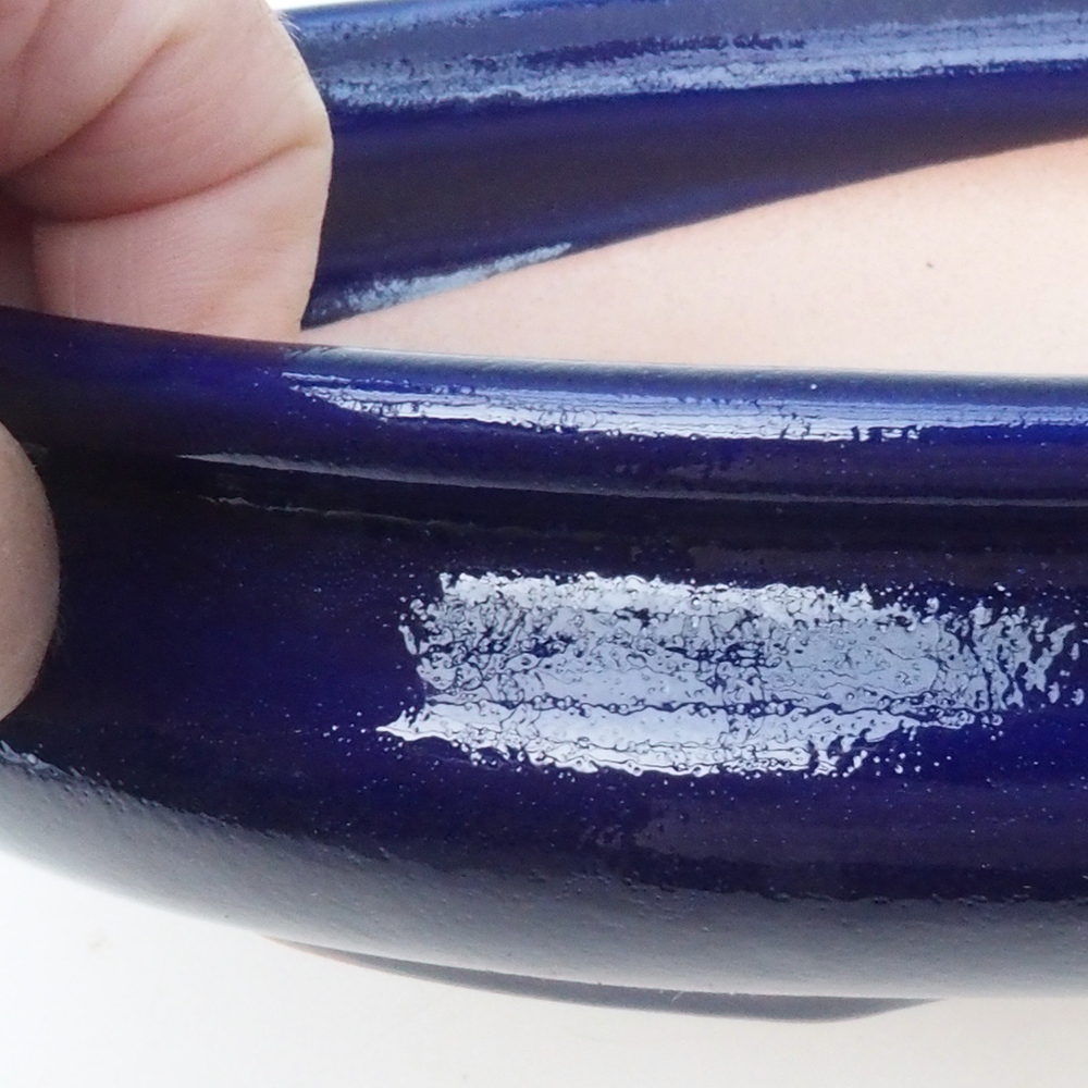 Ciotola per bonsai H15 - 25,5 x 17,5 x 6 cm - blu