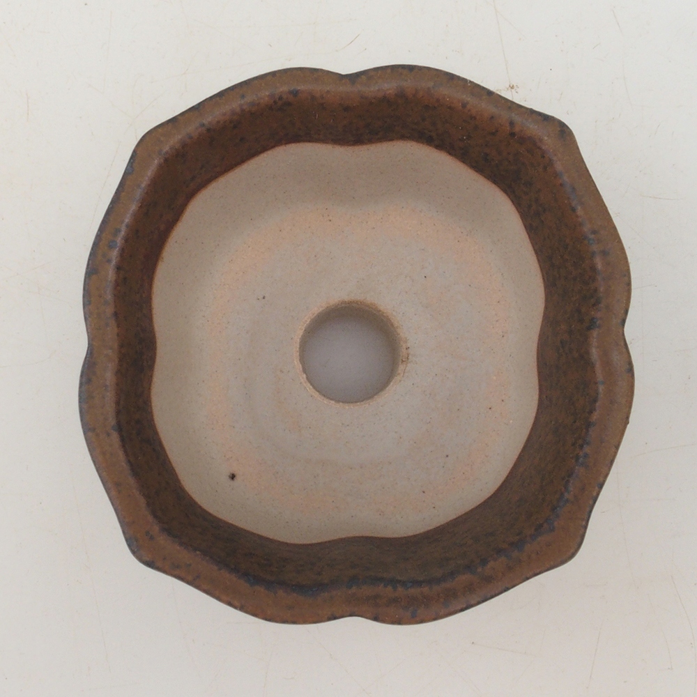 Ciotola per bonsai H95 - 7,5 x 7,5 x 4 cm - marrone