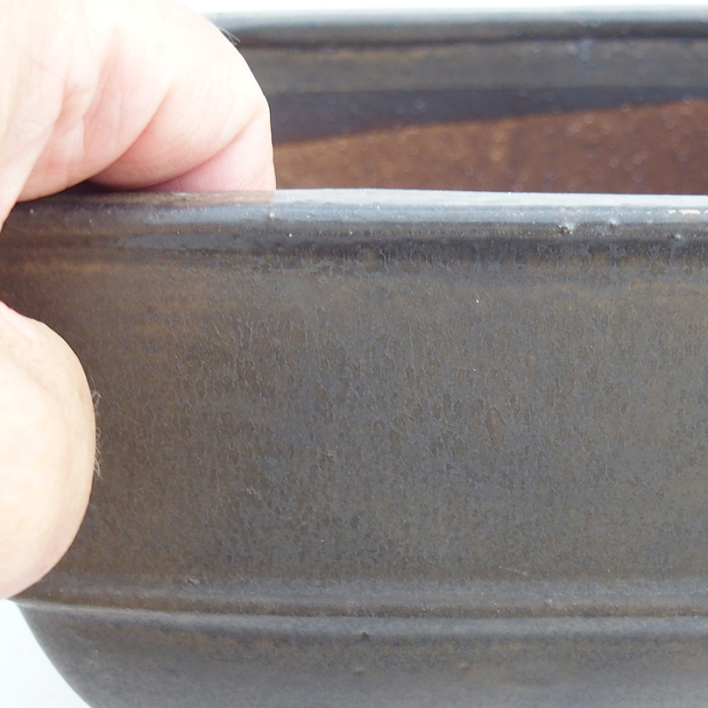 Ciotola bonsai in ceramica 10,5 x 10,5 x 7 cm, rosa