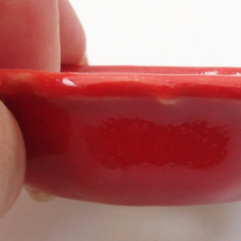 Mini bonsai 7 x 7 x 2 cm, colore rosso