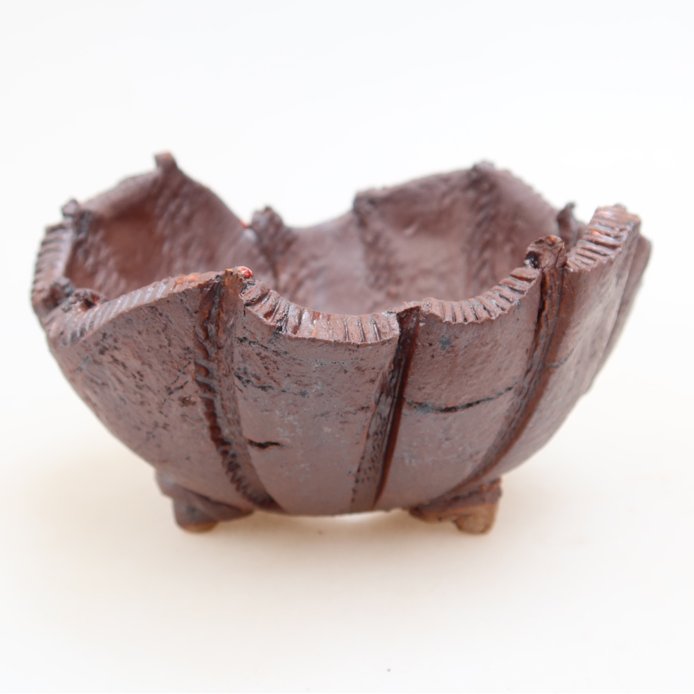 Guscio in ceramica  10,5 x 10,5 x 6,5 cm, colore metallizzato