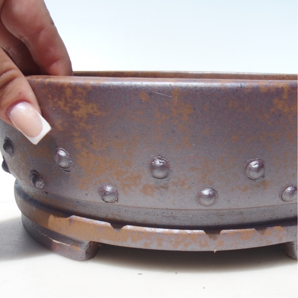 Ciotola 25 x 25 x 9 cm marrone