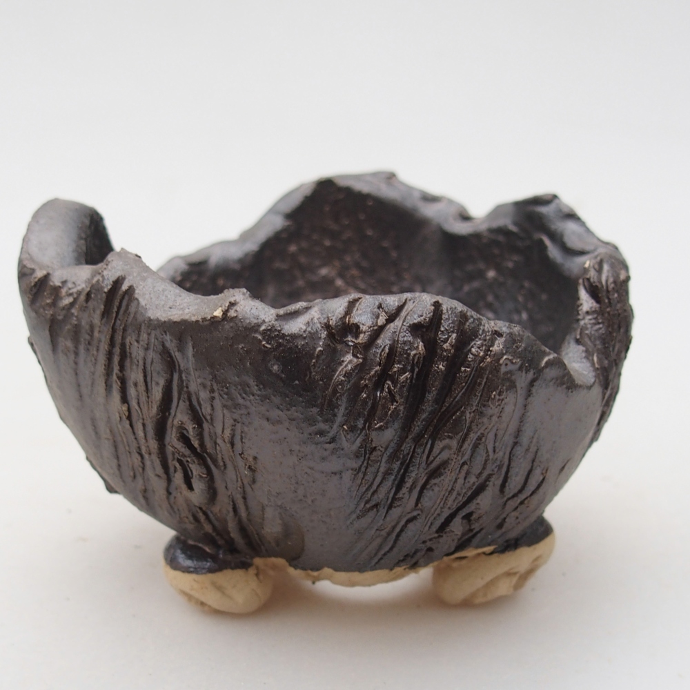 Conchiglia in ceramica 9 x 9 x 6 cm , colore nero