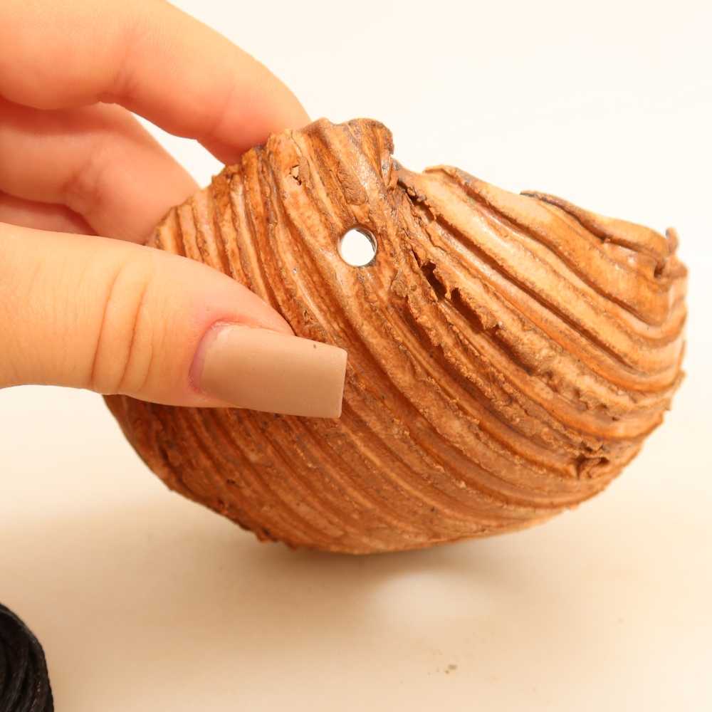 Contenitore in ceramica per Kokedama 10 x 9,5 x 6 cm, colore rosa