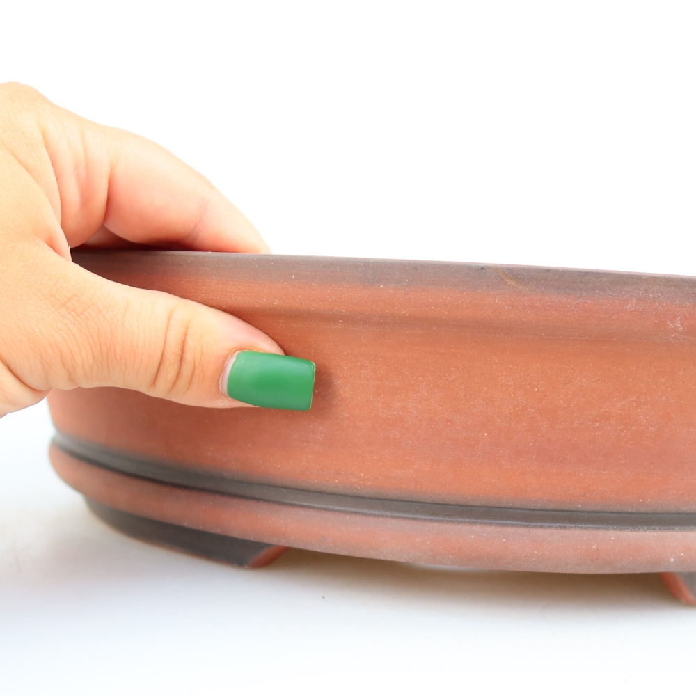 Ciotola in ceramica  30,5 x 30,5 x 7 cm, colore mattone