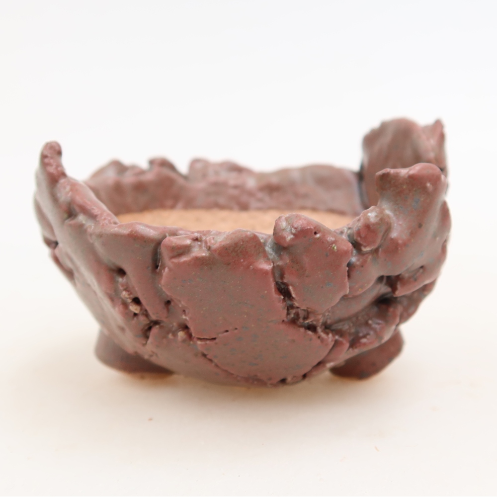 Guscio in ceramica  9,5 x 9 x 5 cm, colore rosa