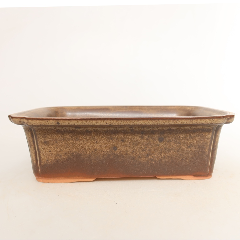 Ciotola in ceramica  20 x 15,5 x 5,5 cm, colore marrone