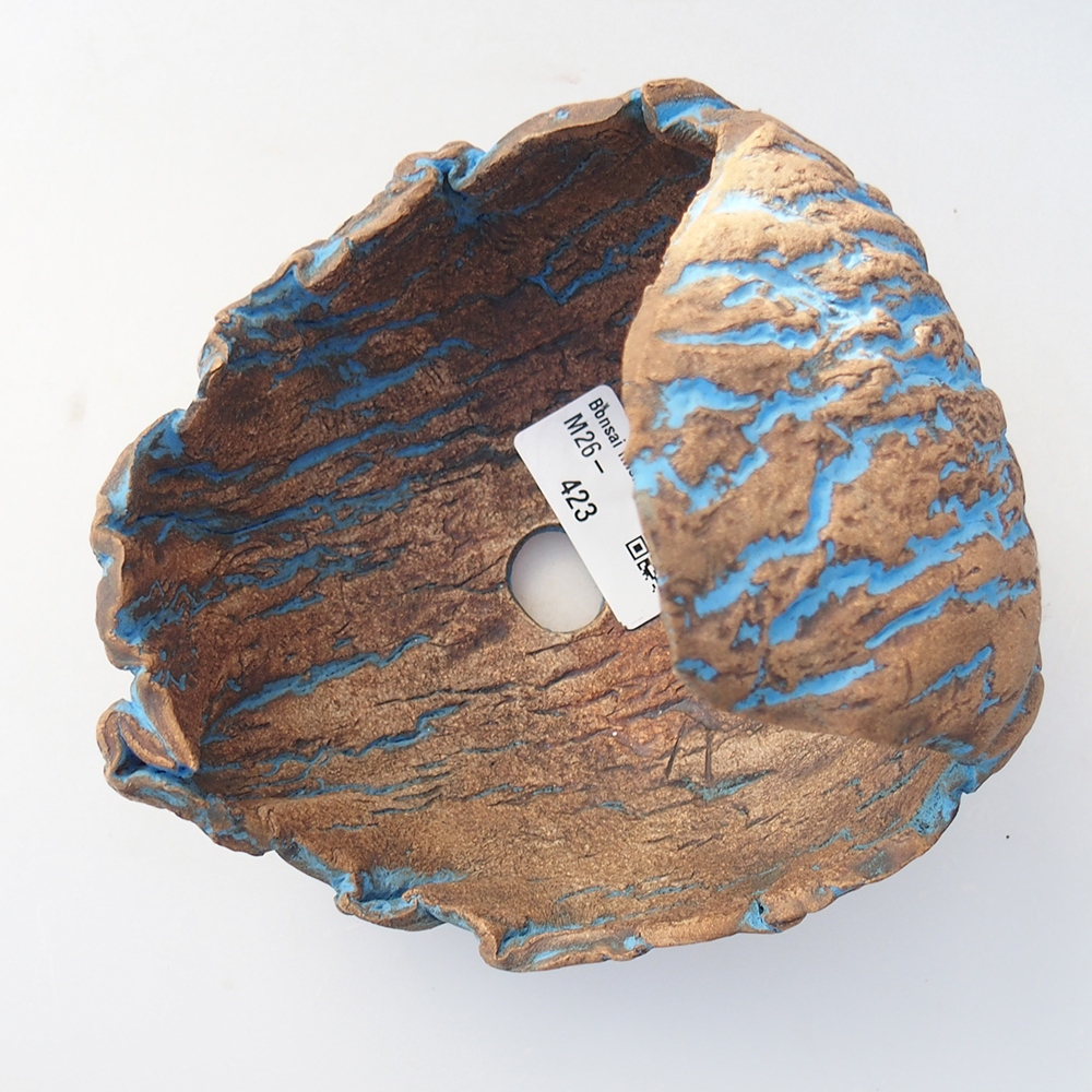 Conchiglia in ceramica 14 x 13 x 14 cm , colore giallo