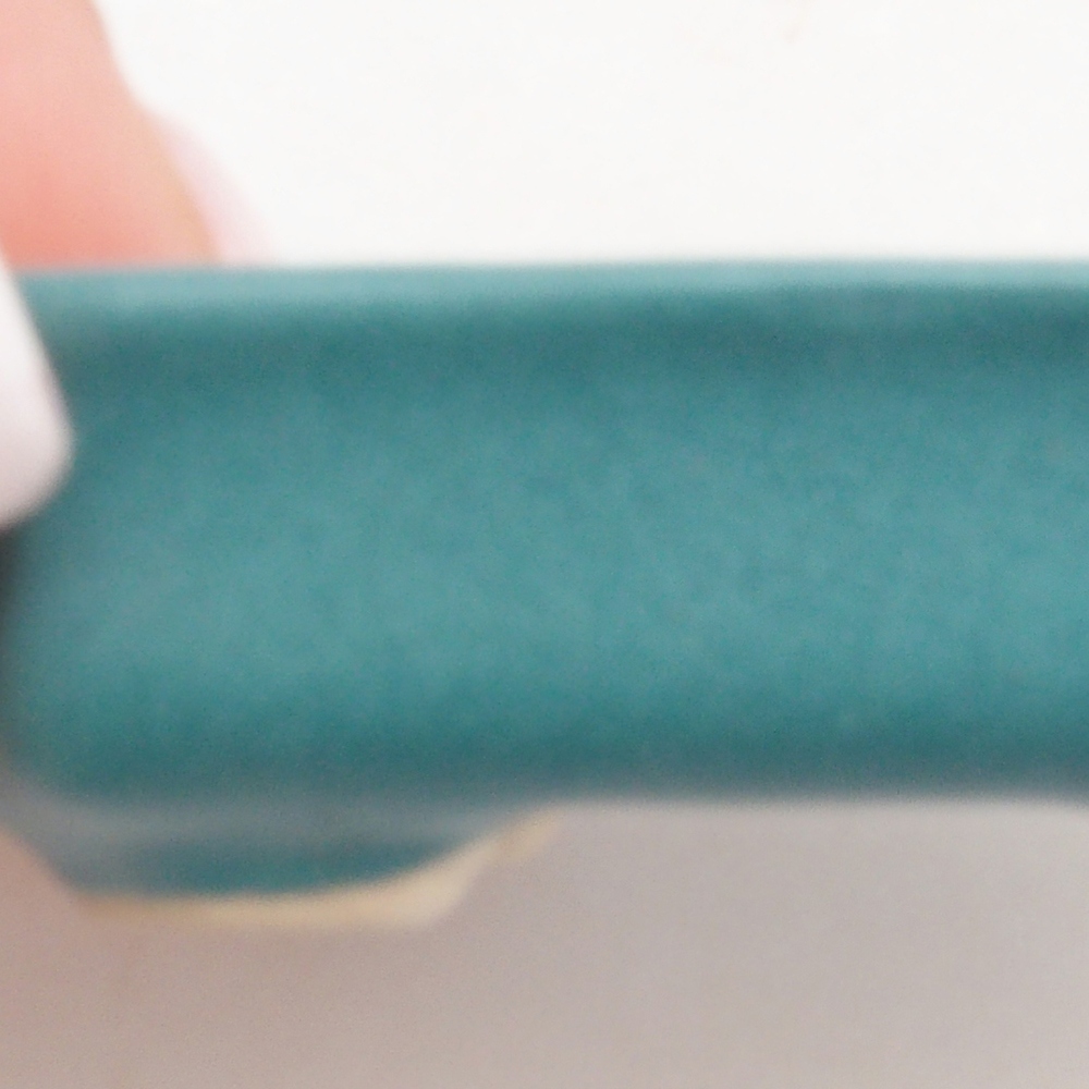 Ciotola bonsai in ceramica 6,5 x 5,5 x 4 cm, colore blu