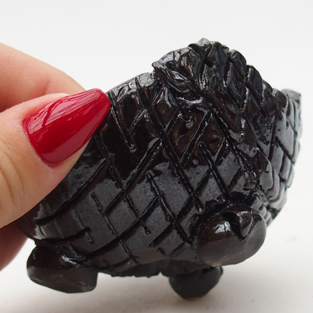 Conchiglia in ceramica 8,5 x 8 x 5,5 cm , colore nero