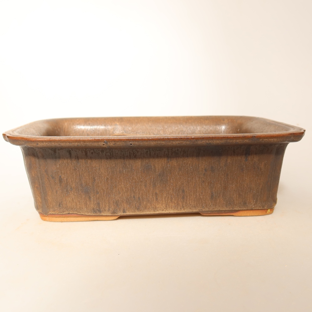 Ciotola in ceramica  20 x 15,5 x 5,5 cm, colore marrone