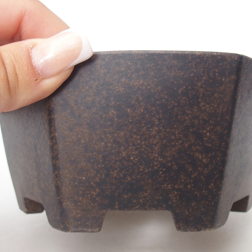 Ciotola 13 x 11,5 x 6 cm marrone ocra