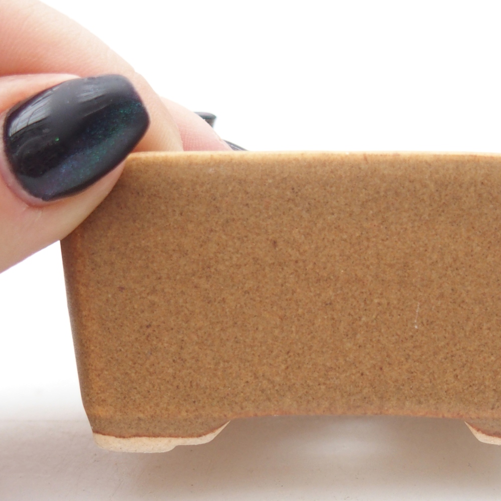 Ciotola per mini bonsai 7 x 5 x 3,5 cm, marrone