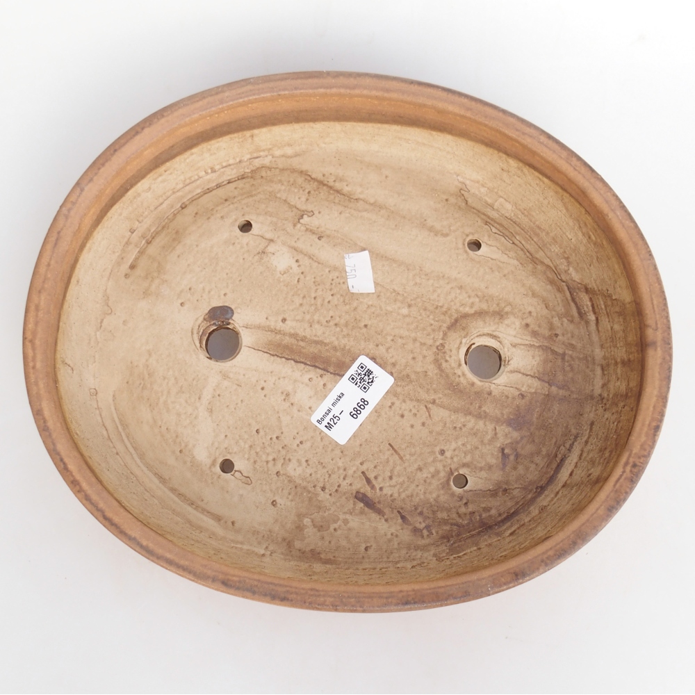 Ciotola bonsai in ceramica 28 x 24 x 6 cm, rosa