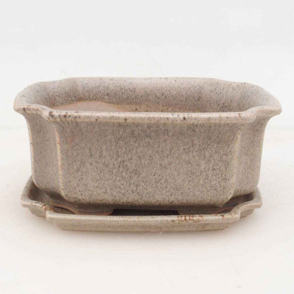 Ciotola bonsai + piattino H01 - beige