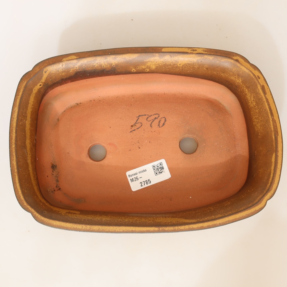 Ciotola in ceramica  24 x 17 x 6 cm, colore giallo