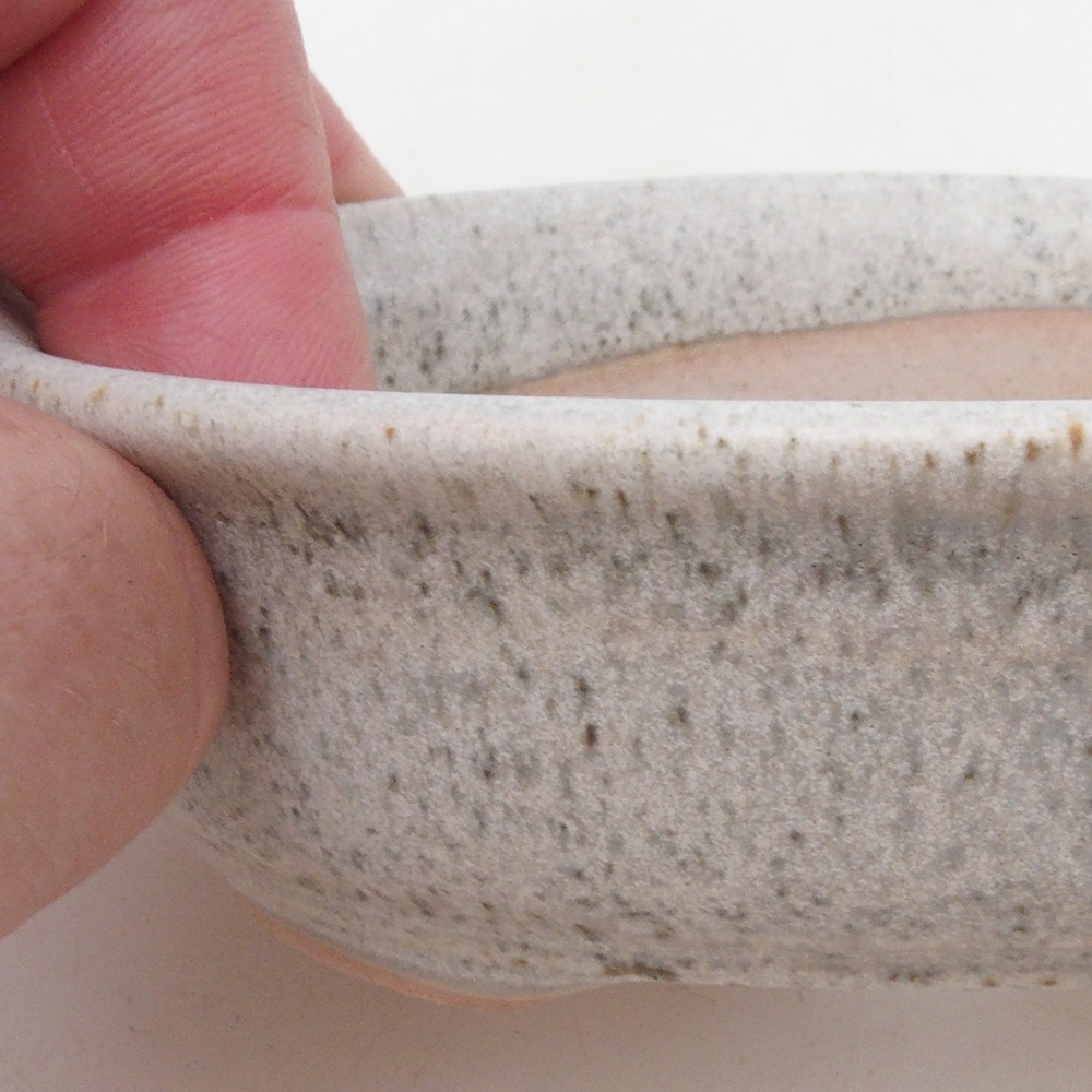 Ciotola per bonsai H04 - 10,5 x 7,5 x 3 cm - beige