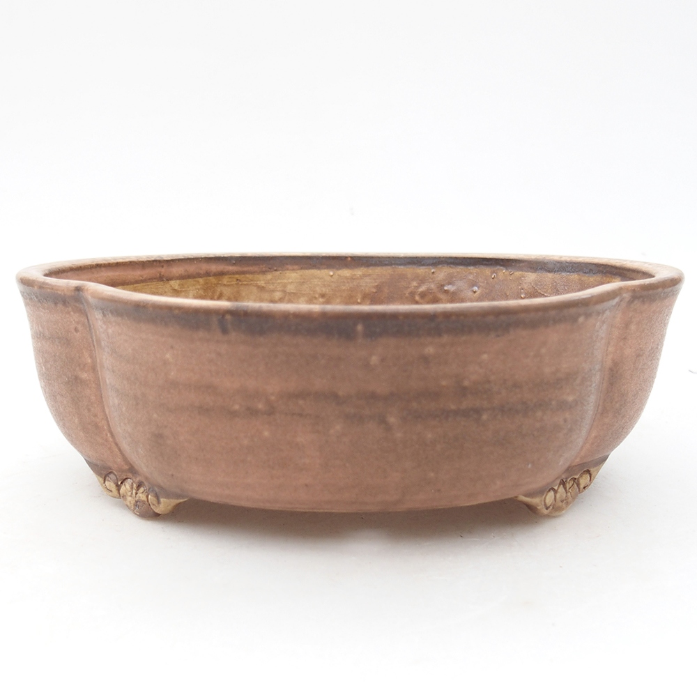 Ciotola bonsai in ceramica 17 x 15,5 x 5,5 cm, rosa