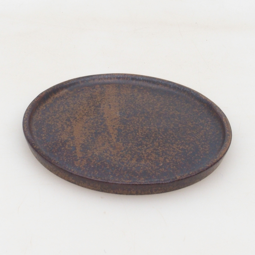 Console bonsai rotonda D6-M - 11 x 11 x 1 cm - marrone