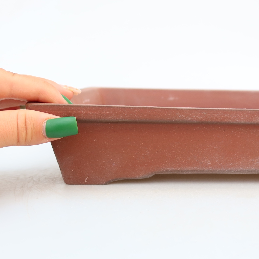Ciotola in ceramica  26 x 20 x 5 cm, colore mattone