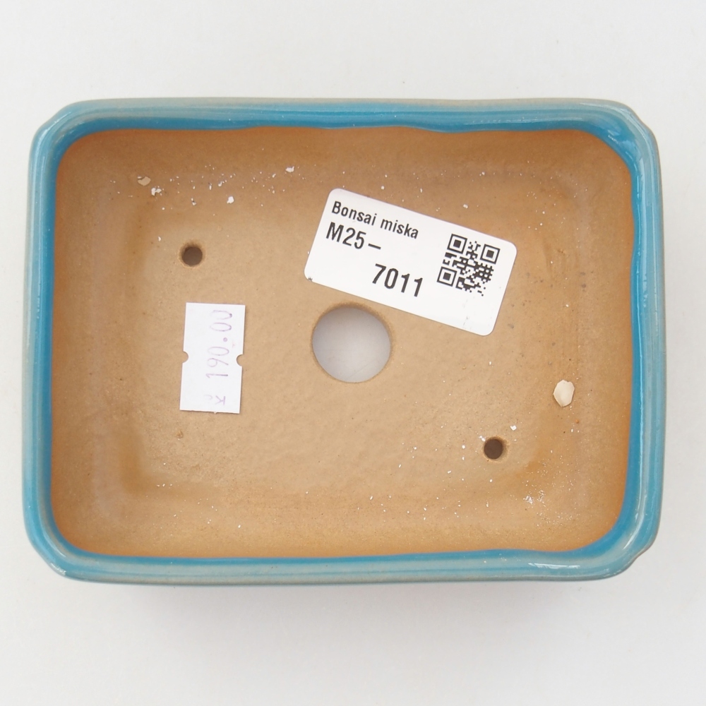 Ciotola bonsai in ceramica 26 x 26 x 8 cm, colore rosso