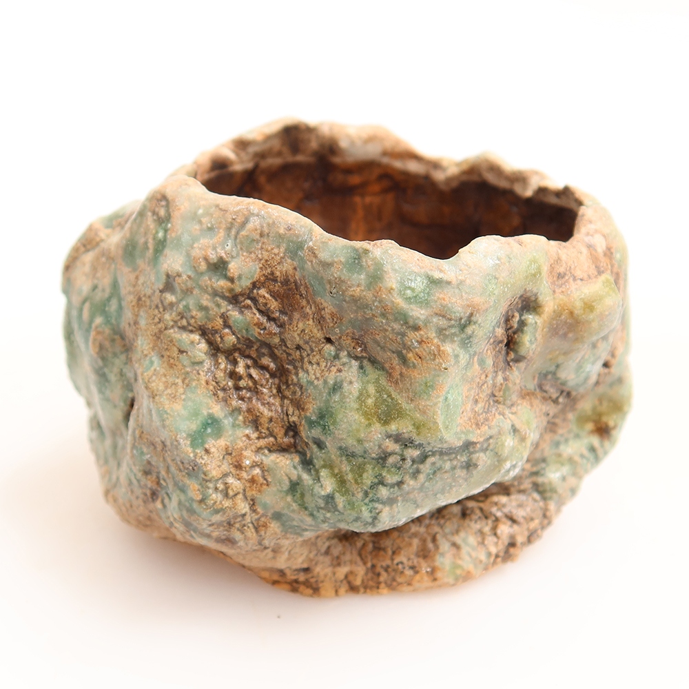 Guscio in ceramica  5,5 x 5,5 x 5,5 cm, colore verde