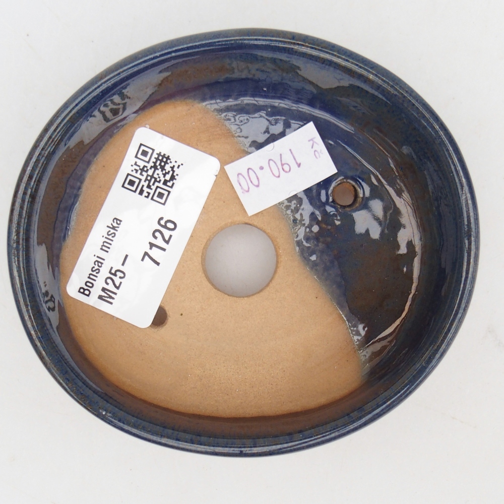 Ciotola bonsai in ceramica 26 x 26 x 8 cm, colore rosso