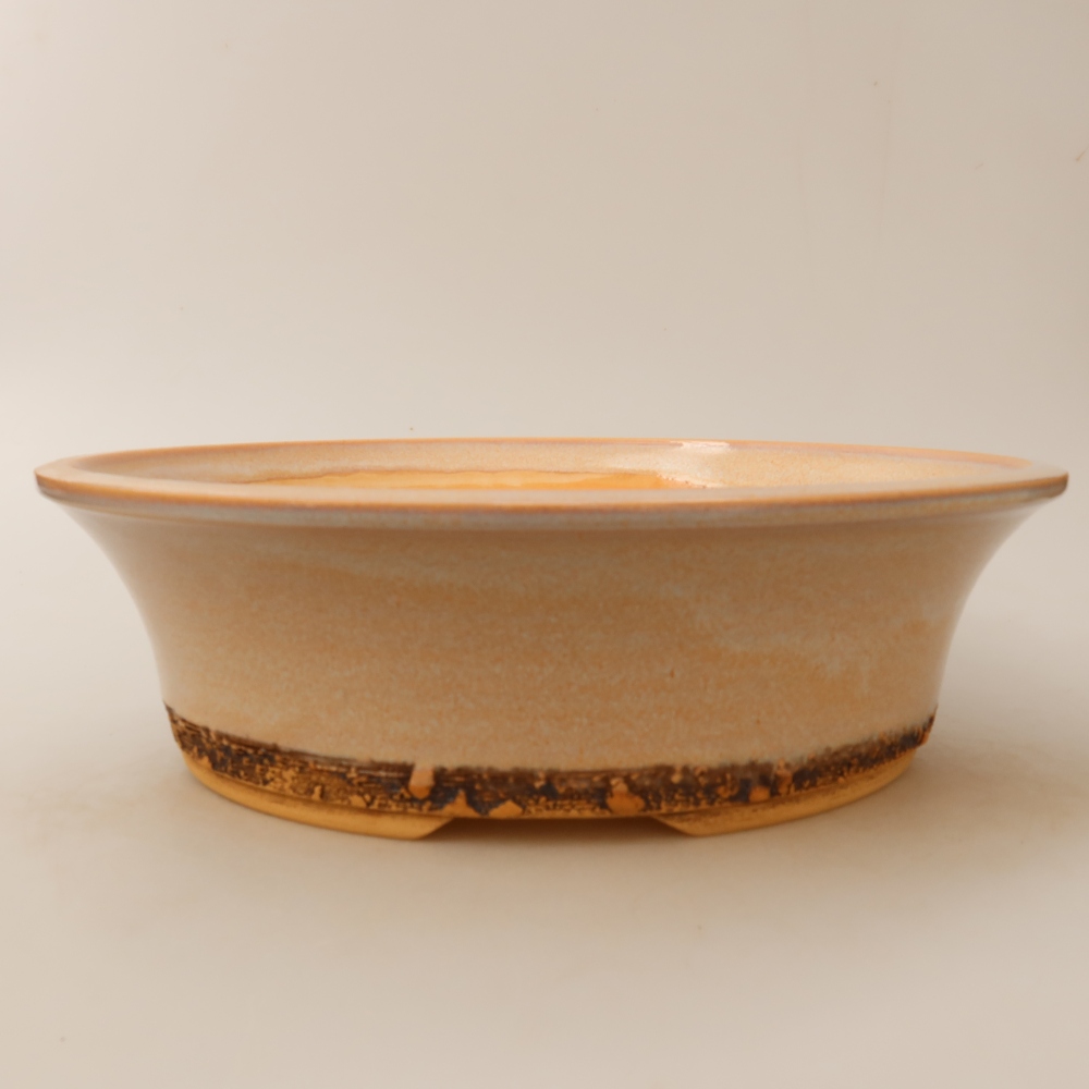 Vaso da bonsai in ceramica 29 x 29 x 8,5 cm, colore beige