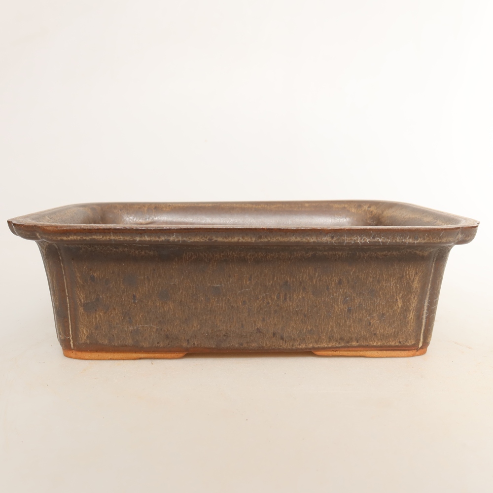 Ciotola in ceramica  20 x 15,5 x 5,5 cm, colore marrone