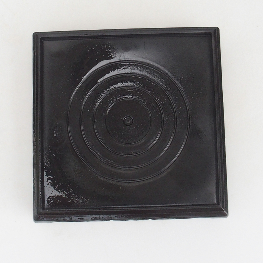 Tavolo bonsai quadrato in plastica 12,5 x 12,5 x 4 cm, colore nero