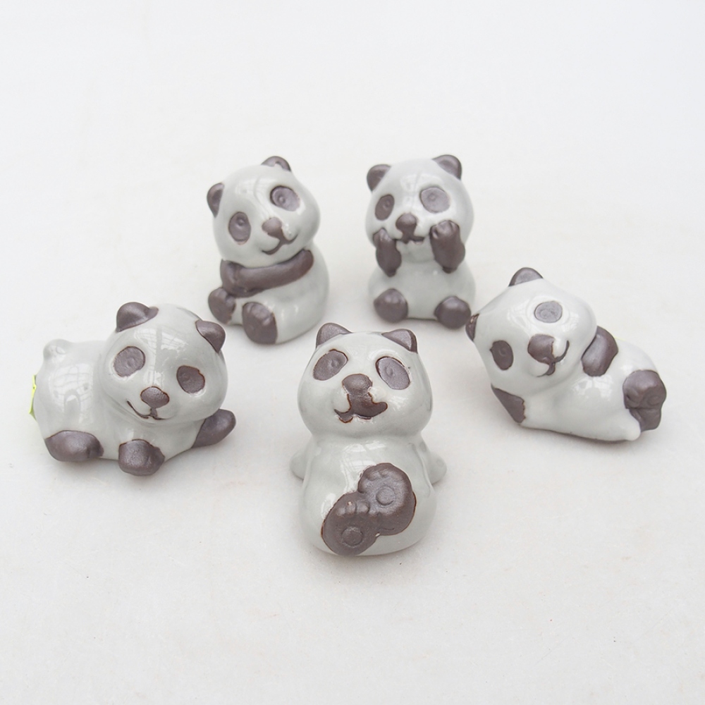 Figurina in ceramica 5 pezzi