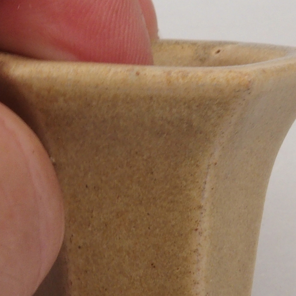 Ciotola per mini bonsai 4 x 3,5 x 3 cm, marrone