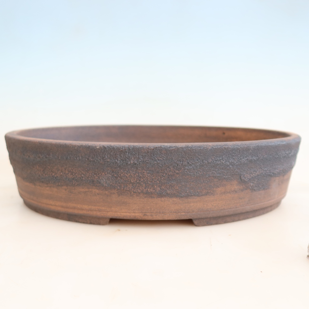 Vaso da bonsai in ceramica 38 x 30 x 8,5 cm, colore marrone