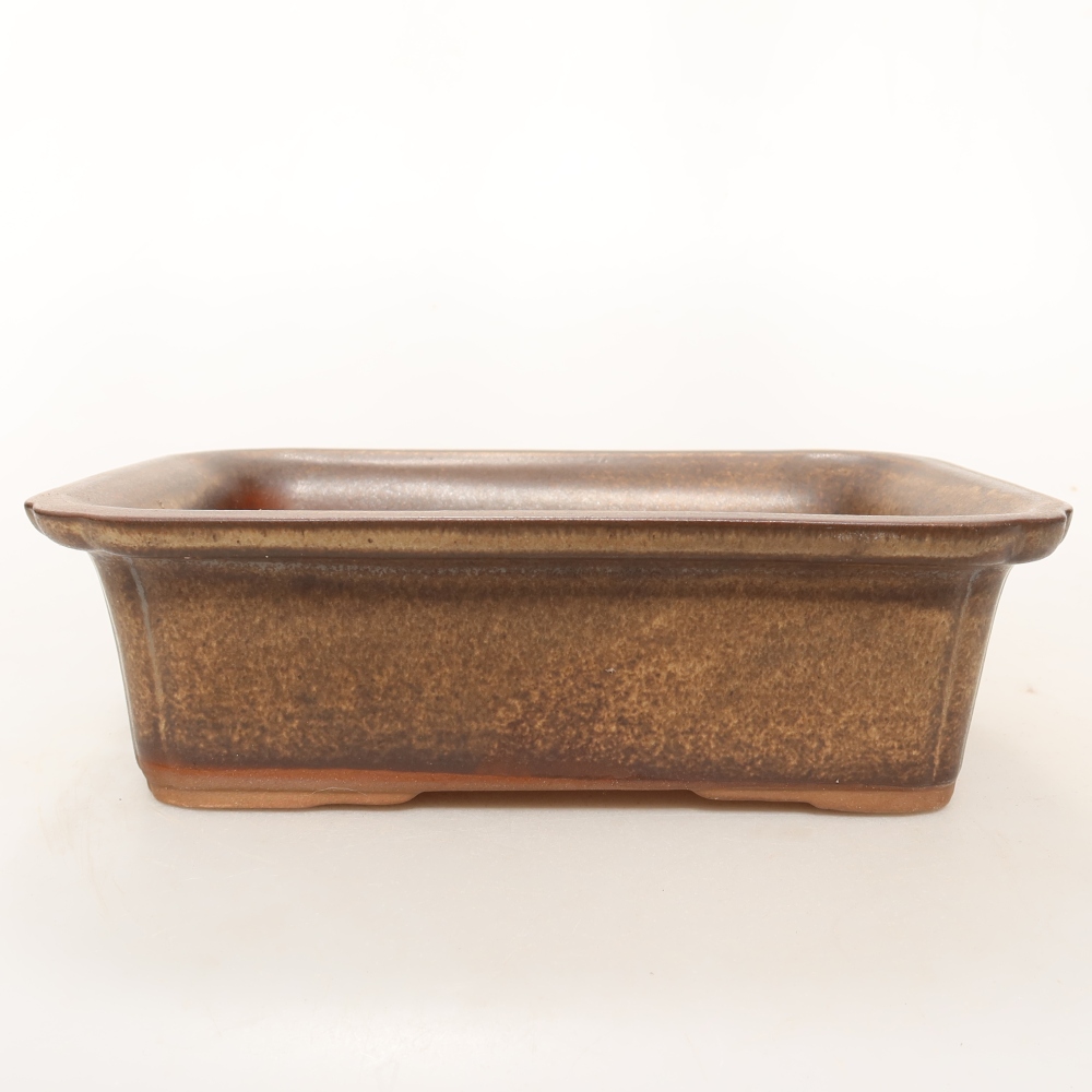 Ciotola in ceramica  20 x 15,5 x 6 cm, colore marrone
